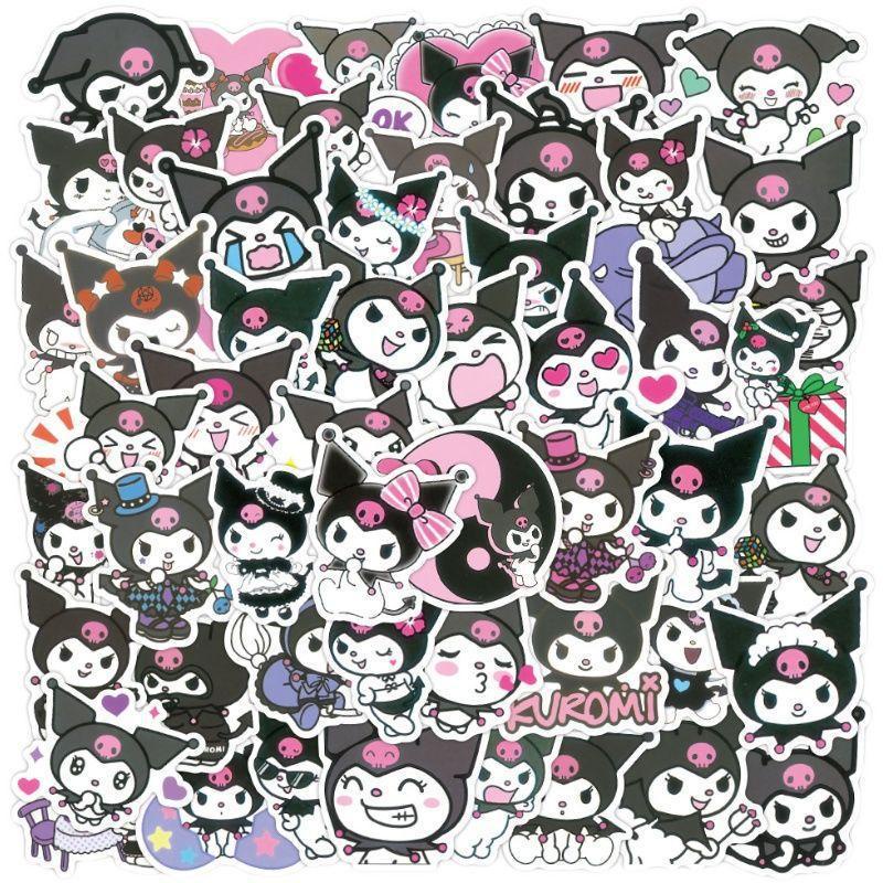 สติกเกอร์ ลายการ์ตูน Kuromi Yugui Dog Melody Hellokitty Pacha Dog สําหรับติดตกแต่ง