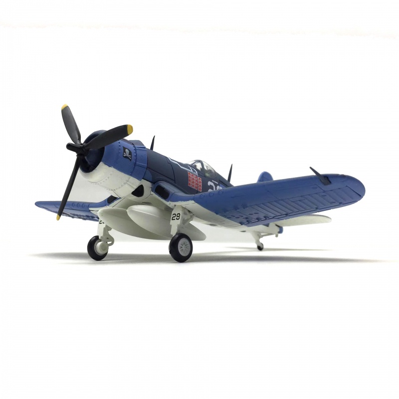 โมเดลเครื่องบินรบโจรสลัด Us Navy F4u Pirate Ship-Based Land-Based 1:72 ของขวัญ สําหรับตกแต่ง