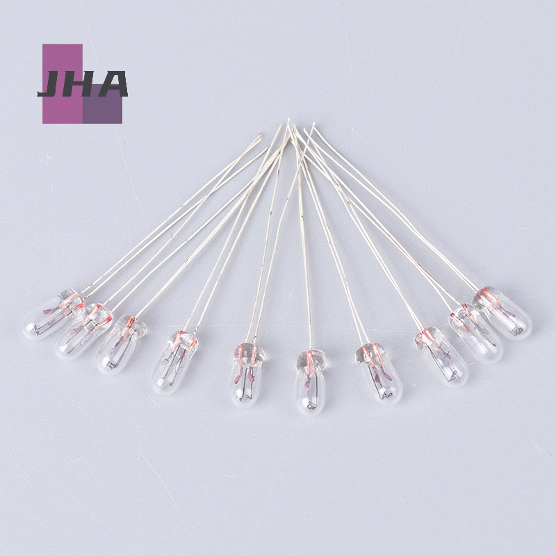 [JHA] ไฟแดชบอร์ดรถยนต์ 10 ชิ้น | หลอดไฟ T3 Led สําหรับติดรถยนต์ | ใหม่ หลอดไฟ LED 12 โวลต์ สําหรับรถยนต์