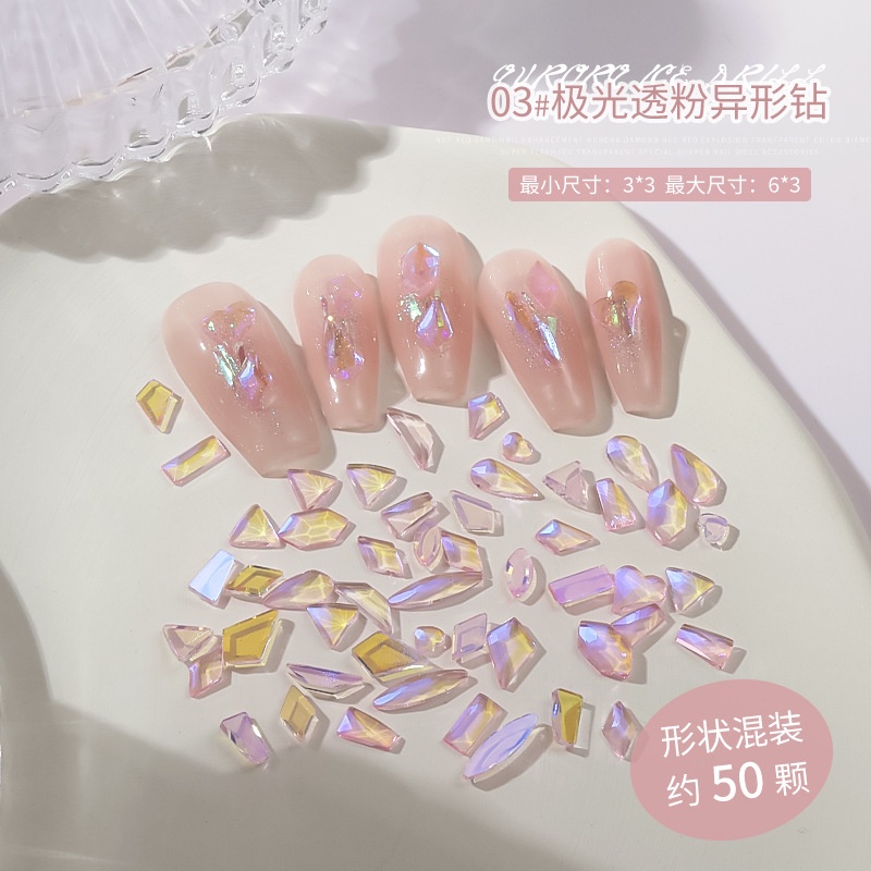 พลอยเทียม คริสตัล ทรงกลม แบน สีเงิน สําหรับตกแต่งเล็บ 50 ชิ้น ต่อถุง