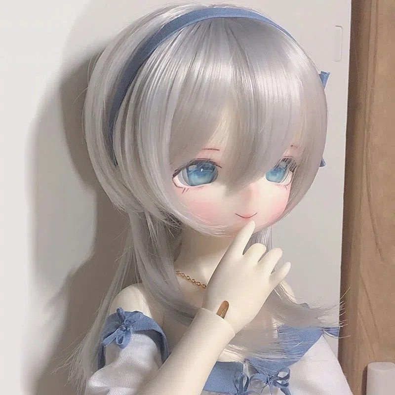 Bjd วิกผมหางหมาป่า ผ้าไหมนิ่มพิเศษ 4 จุด 1/6, 1/4, 1/3 สําหรับเด็ก