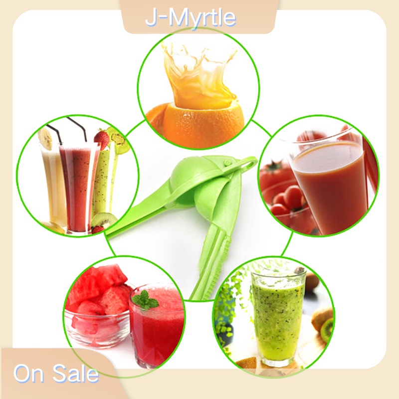 J-myrtle เครื่องคั้นน้ําผลไม้ มะนาว มะนาว แบบใช้มือกด 2 In 1 สีส้ม 1 ชิ้น