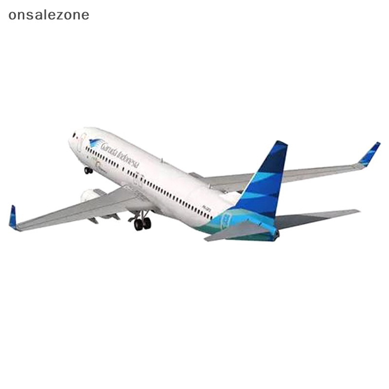 Ozth โมเดลเครื่องบินกระดาษ 3D 1:100 Boeing 737-800 แฮนด์เมด DIY ของเล่นสําหรับเด็ก
