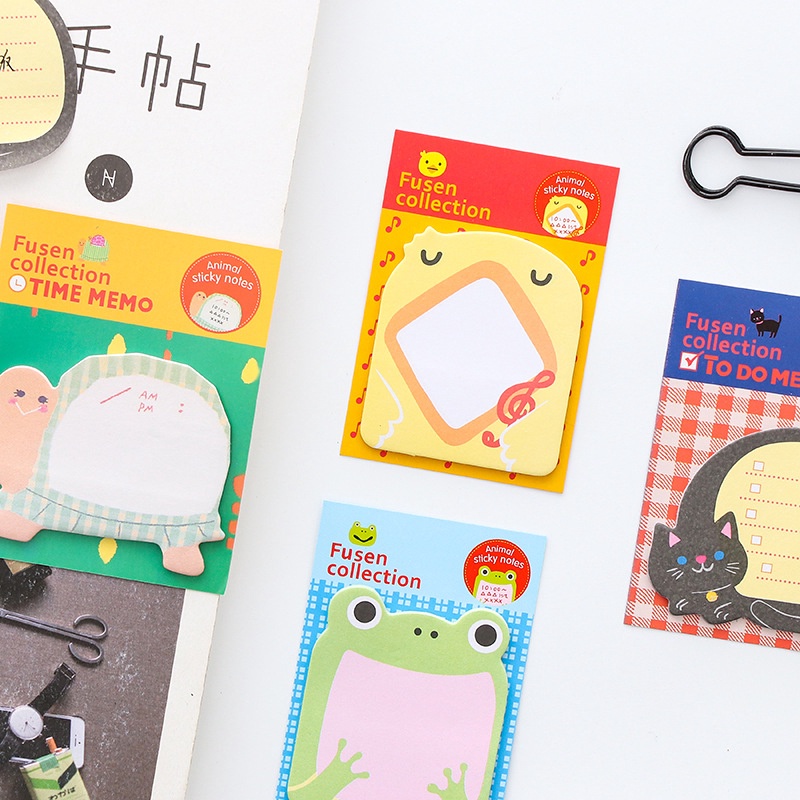 5 Styles of Animal Note Paper Stationery Supplies
