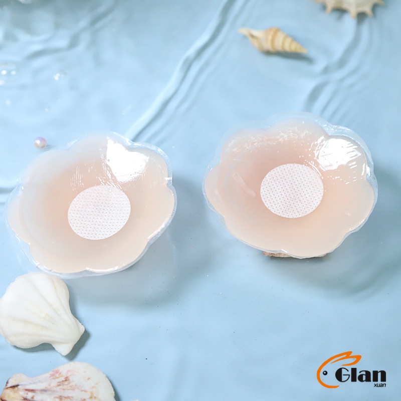 Glanxuan ปิดจุก ซิลิโคนปิดหัวนม มีซองใส่ทุกคู่  สติ๊กเกอร์กันรอยชุดว่ายน้ำ nipple sti