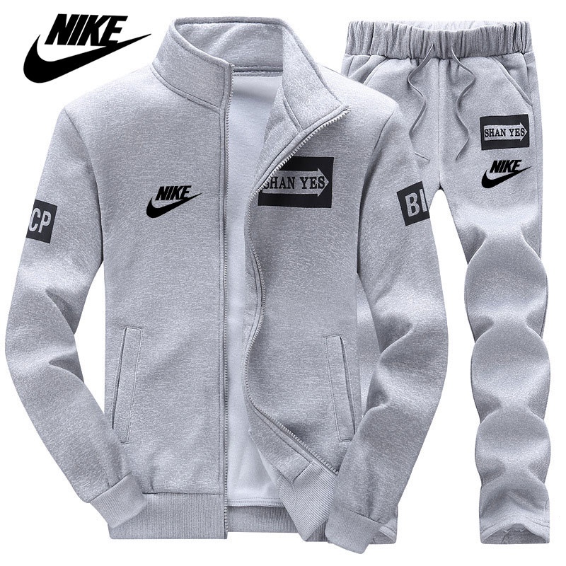 Nike ใหม่ เสื้อแจ็กเก็ตลําลอง สองชิ้น สไตล์บราซิล แฟชั่นฤดูใบไม้ผลิ และฤดูใบไม้ร่วง สําหรับผู้ชาย 2023