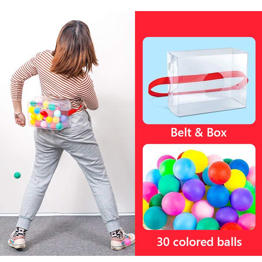 ชุดเกมชิงช้า เขย่าลูกบอล ชิงช้าลูกบอล 30ลูก เกิมกลางแจ้ง - รูปที่ 2