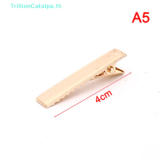 Trillioncatalpa กิ๊บปากจระเข้เปล่า สีดํา 100 ชิ้น