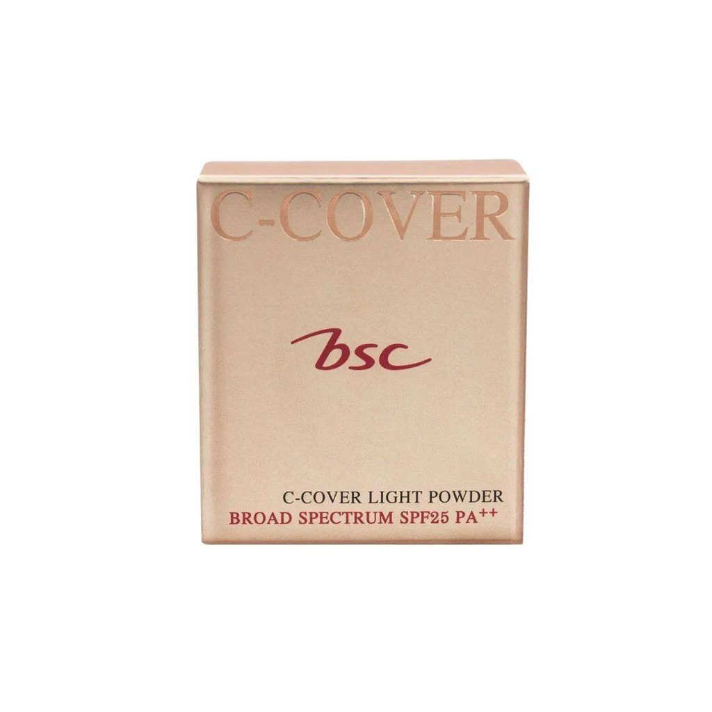 BSC COSMETOLOGY แป้ง C - COVER LIGHT POWDER SPF25 PA+++ ( REFILL