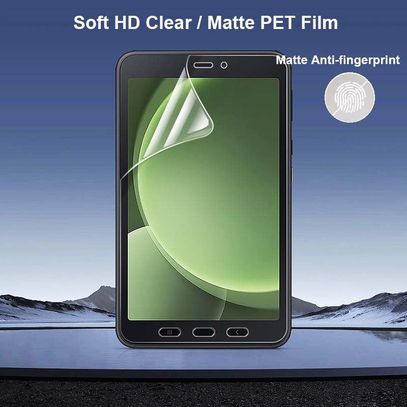เข้ากันได้กับ Samsung Galaxy Tab Active5 Active 5 3 Slim Soft HD Clear/Matte Anti-Fingerprint PET ป้