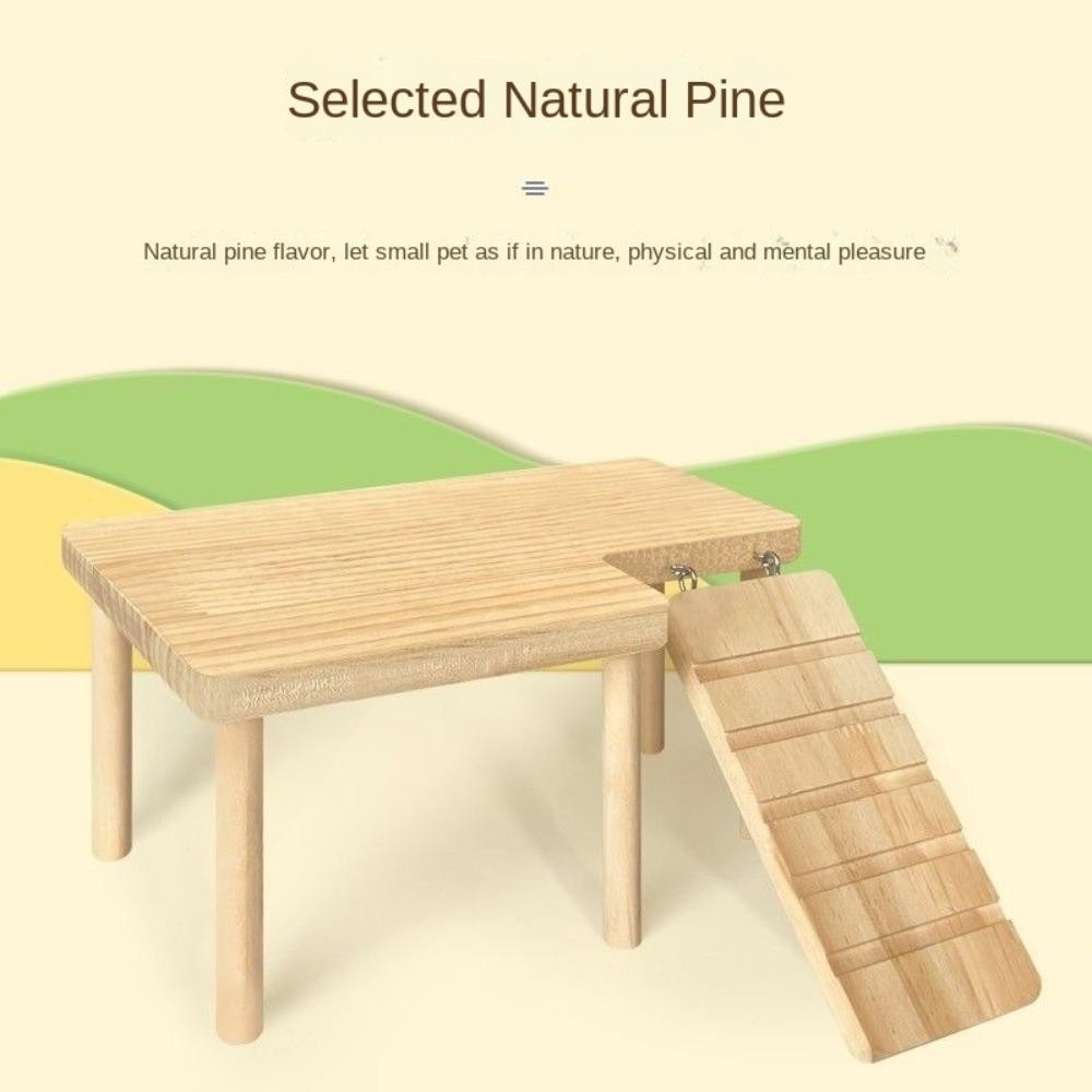 ยูเพย บันไดไม้ ,ติดตั้งง่ายหนูแฮมสเตอร์กระโดดคณะกรรมการ,บันได ทําเอง อุปกรณ์กรงของเล่นสนามเด็กเล่นที่ทนทานสําหรับสัตว์เลี้ยงขนาดเ - รูปที่ 7