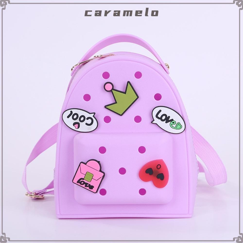 Caramelo Tote Bag กระเป๋าชายหาดแบบพกพาทนทาน 2024 กระเป๋าถือ EVA กันน้ํา Sandproof Summer