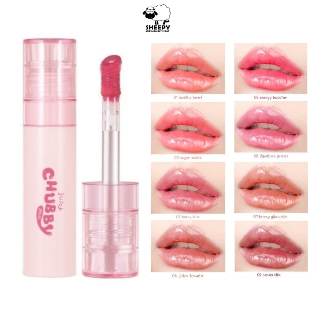 Meilinda juicy Chubby gloss ลิปกลอส เนื้อบางเบา สบายปาก (MC2078)