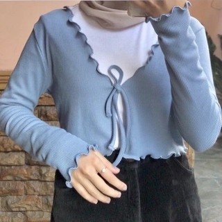 Cardi Ceyoon RIB Wanita / Cardigan Outerwear Fashion Wanita