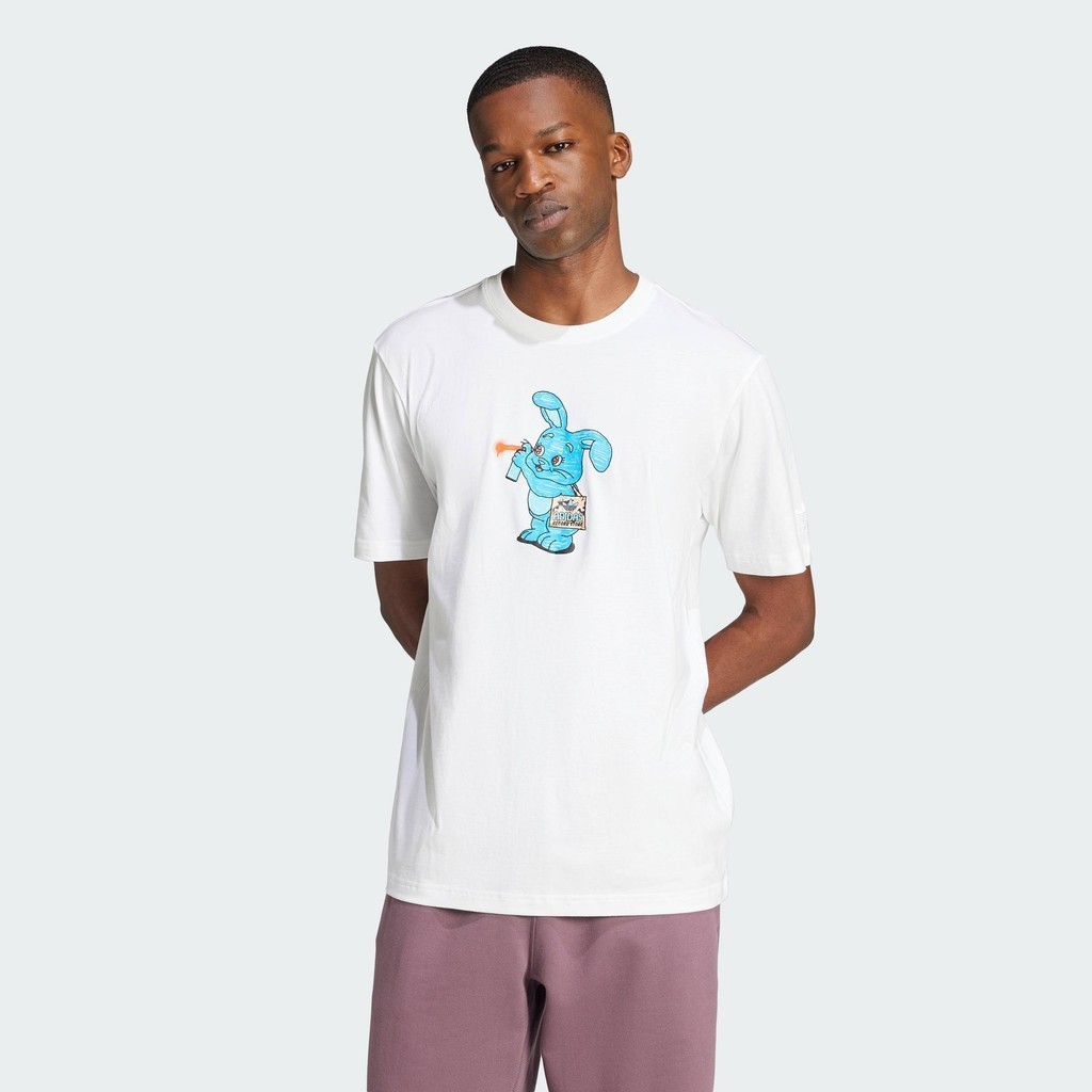 adidas Lifestyle Training Supply Fashion Bunny Tee Men White IX6783