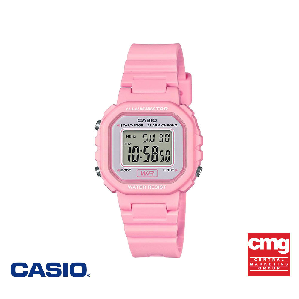 CASIO นาฬิกาข้อมือ CASIO รุ่น LA-20WH-4A1DF วัสดุเรซิ่น สีชมพู