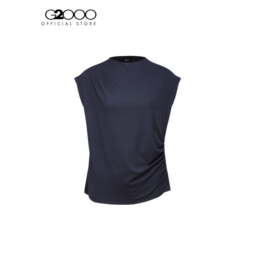 G2000 เสื้อเบลาส์ผ้ายืดสำหรับผู้หญิง ทรง Regular Fit รุ่น 4624671179 DARK NAVY