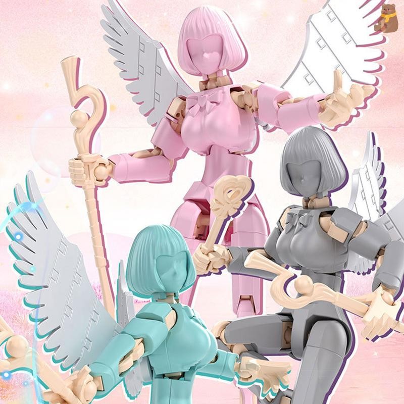 [TA] 3D พิมพ์นักรบหญิง Multi-Jointed Movable Action Figure รุ่น Creative Mannequin Dummy DIY ปริศนาตุ๊กตาเด็ก Decora ของขวัญ TH