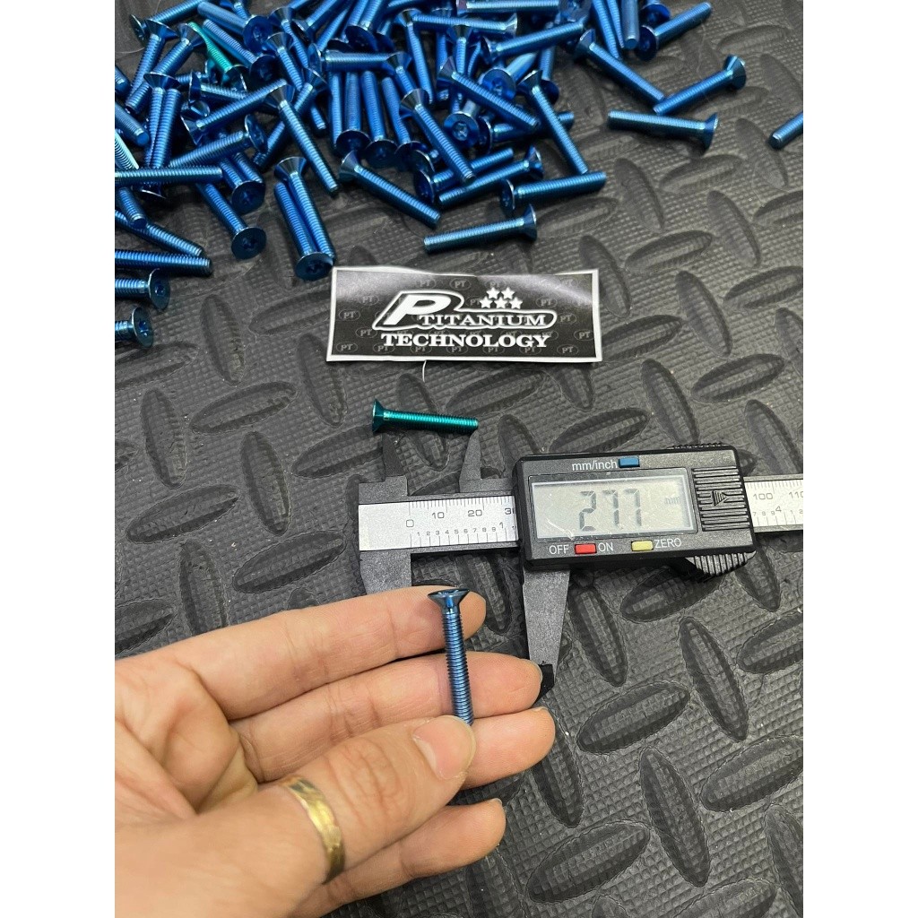 (m5*28 TITANIUM Sound) สกรู 5li28, m5x28, 5ly2.2cm TITANIUM GR5