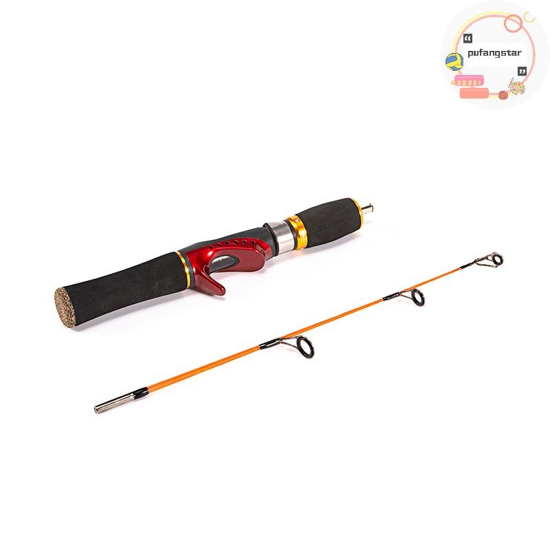 Pufangstar Ice Fishing Rod เคล็ดลับคู่ฤดูหนาวเบ็ดตกปลาชุด Spinning Pole Fishing Tackle TH