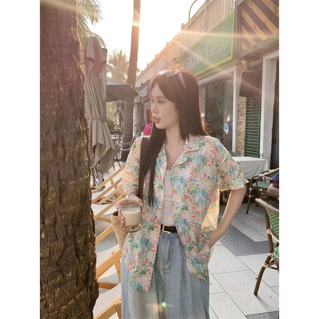 mimi&didi เสื้อแขนสั้นลายดอกไม้ W374 thumbnail 5