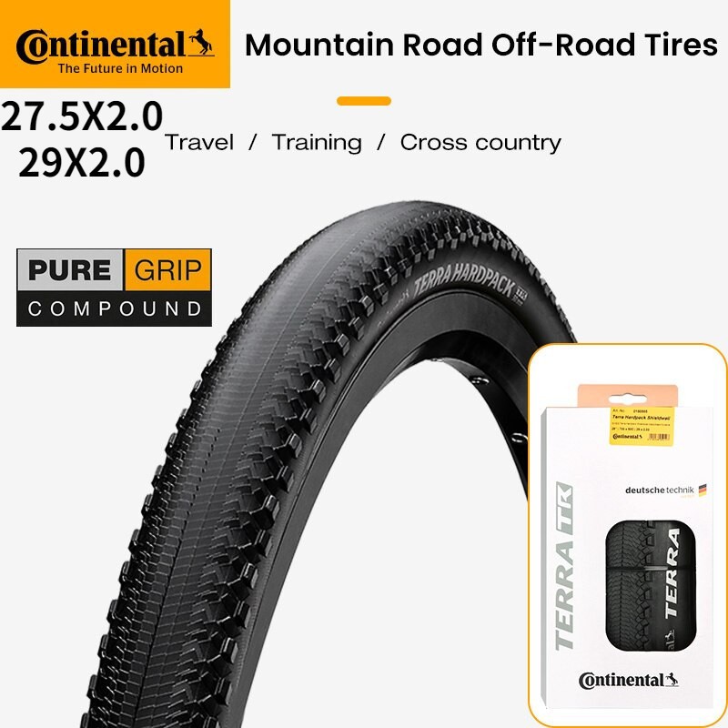 Continental Terra Hardpack 29x2.0 27x2.0 พับ Clincher Tyre Cross Country สําหรับจักรยานเสือภูเขา Tub