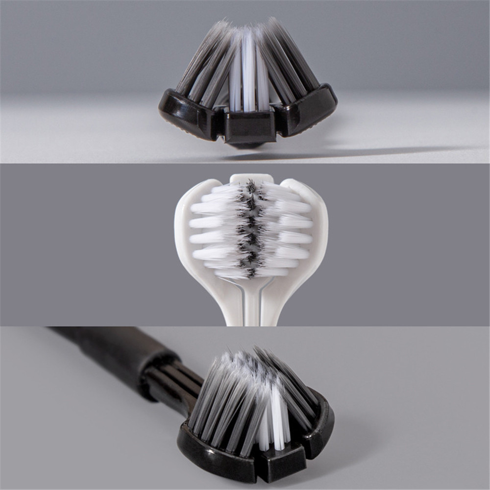 แปรงสีฟัน 3 ด้าน 3d Adult 360° Wraparound Cleaning ขนแปรงนุ่มพิเศษ 3 หัวแปรงสีฟัน Yunni - รูปที่ 5