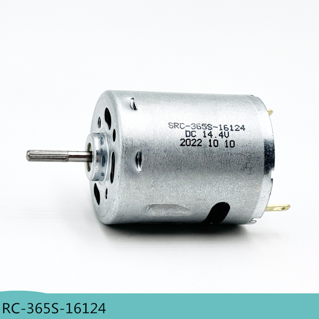 Rc-365s-16124/52 Mini 365 มอเตอร์ DC 6V-24V18V 15200RPM ความเร็วสูง Micro 28 มม.มอเตอร์ไฟฟ้าแปรงคาร์บอน DIY ผม Drier ของเล่นรุ่น