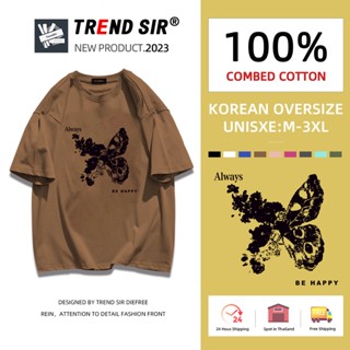 TrendSir⚡พร้อมส่ง⚡เสื้อยืด oversize👏102%cotton โอเวอร์ไซส์ มีของพร้อมส่ง🎶เสื้อผ้าสาวอวบอ้วน ขนาดใหญ่สินค้าคุณภาพดีออกแบบตามแฟชั่ เสื้อยืดผู้หญิงผ้าคอตตอน✔สำหรับชายและหญิง