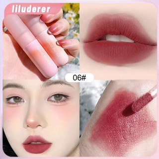 Mk Velvet Mist Matte Lip Mud โคลนลิปสติกเนื้อนุ่มน้ำหนักเบา ลิปสติก Mousse Smooth Lip Clay HO