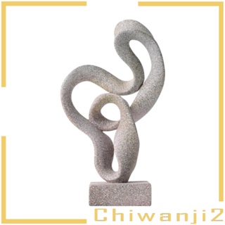 [Chiwanji2] ฟิกเกอร์เรซิ่น รูปปั้นนามธรรม สไตล์โมเดิร์น สําหรับตกแต่งบาร์ งานแต่งงาน ตู้หนังสือ