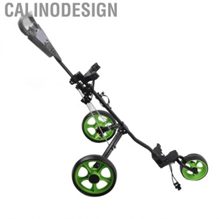 Calinodesign Push Cart Bag 3 Wheeled Folding For Game Training Practice