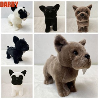 Darby ตุ๊กตาสุนัขบูลด็อกจําลอง เสมือนจริง ของเล่นสําหรับเด็ก