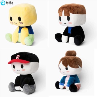 ISITA หมอนตุ๊กตานุ่ม รูปการ์ตูนอนิเมะ Blox Buddies สีเหลือง สีดํา ของเล่นสําหรับเด็ก