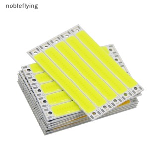 Nf ขายดี แถบไฟ LED COB 3V 3.7V DC 60 มม. 8 มม. 3W สีขาว ฟ้า แดง สําหรับจักรยาน DIY