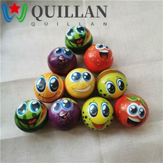 Quillan ลูกบอลบีบโฟมฟองน้ํา หนัง PU นิ่ม คลายเครียด สําหรับเด็ก 12 ชิ้น