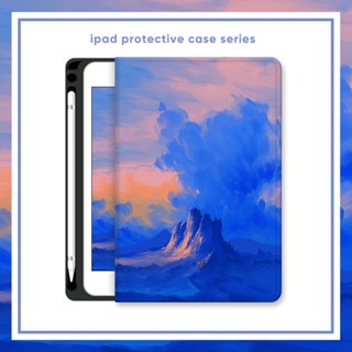 เคส ลายน่ารัก พร้อมช่องใส่ปากกา สําหรับ Ipad Air 3 Ipad 4th 5th 6th 7th 8th 9th 10th 10.9 10.2 Pro 9.7 10.5 11 นิ้ว 2022 2021 2020 2018 Ipad Mini 6 5 4 3 2 1 ปก