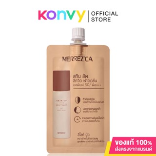 Merrezca Skin Up Liquid Foundation SPF50/PA+++ Sachet 5g #21 Light Nude.