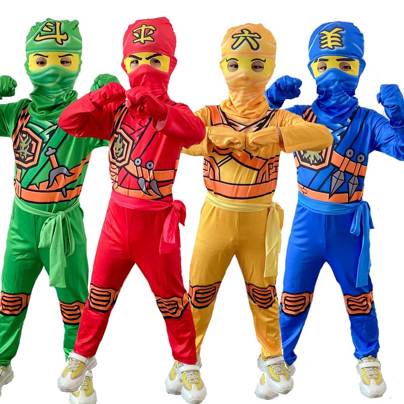 ชุดคอสเพลย์ Ninjago Phantom สำหรับเด็ก Halloween
