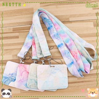 Nextth เชือกคล้องคอ 8 สี สําหรับบัตรประจําตัวประชาชน DIY