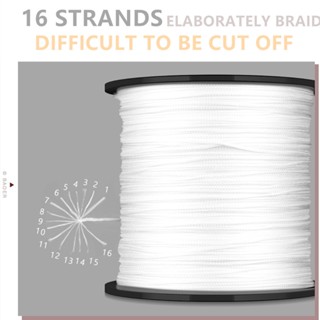 สายเชือกถัก เส้นใย pe 0.16 มม.-2.0 มม. 20-500LB 300 ม. 328 หลา 16 เส้น สําหรับตกปลาน้ําเค็ม