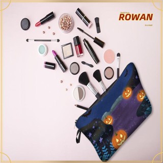 Rowans กระเป๋าเครื่องสําอาง ทรงโท้ท มีซิป พิมพ์ลาย คุณภาพสูง สําหรับผู้หญิง