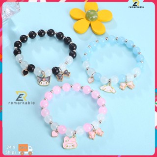 พร้อมส่ง สร้อยข้อมือ Sanrio สร้อยข้อมือ Kurommei Mertetica เหมาะสำหรับสร้อยข้อมือคู่รักในงานปาร์ตี้งานแต่งงานที่น่าทึ่ง_th