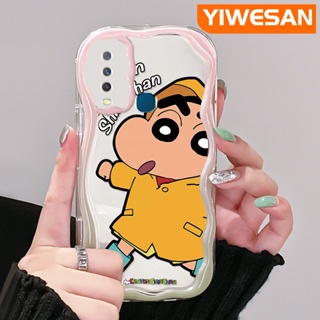 เคสโทรศัพท์มือถือแบบนิ่ม ใส กันกระแทก ลายการ์ตูนชินจัง สําหรับ VIVO Y12 Y15 Y17 Y12i Y3 Y3s 2020