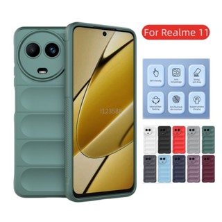 เคสโทรศัพท์ซิลิโคน TPU แบบนิ่ม กันกระแทก สําหรับ Realme 11 Pro Plus 4G 5G Realme11 11Pro 11Pro+ 11Pro Plus