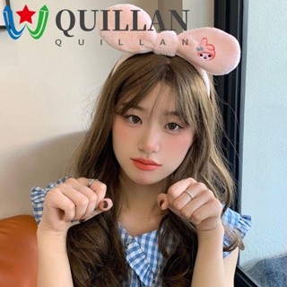 Quillan ที่คาดผม ผ้ากํามะหยี่ขนนิ่ม ลายการ์ตูน Kulomi Melody Washing Face Cinnamoroll สําหรับผู้หญิง