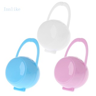Inn กล่องเก็บจุกนมหลอกเด็ก แบบพกพา กันฝุ่น