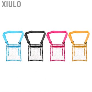 Xiulo Clear Purse  Wide Application  Breathable Mesh Strap Saving Time Adjustable Transparent Bag for Gym Beach