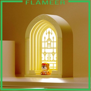 [Flameer] โคมไฟตั้งโต๊ะ LED หรี่แสงได้ ชาร์จ USB แบบพกพา ควบคุมสัมผัส สําหรับตกแต่งบ้าน