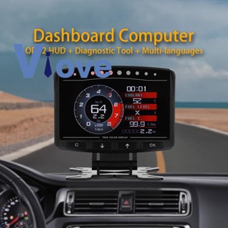 X50 Pro OBD2 HUD เครื่องวัดอุณหภูมิน้ํามันเทอร์โบบูสท์ หน้าจอดิจิทัล อเนกประสงค์ สําหรับรถยนต์